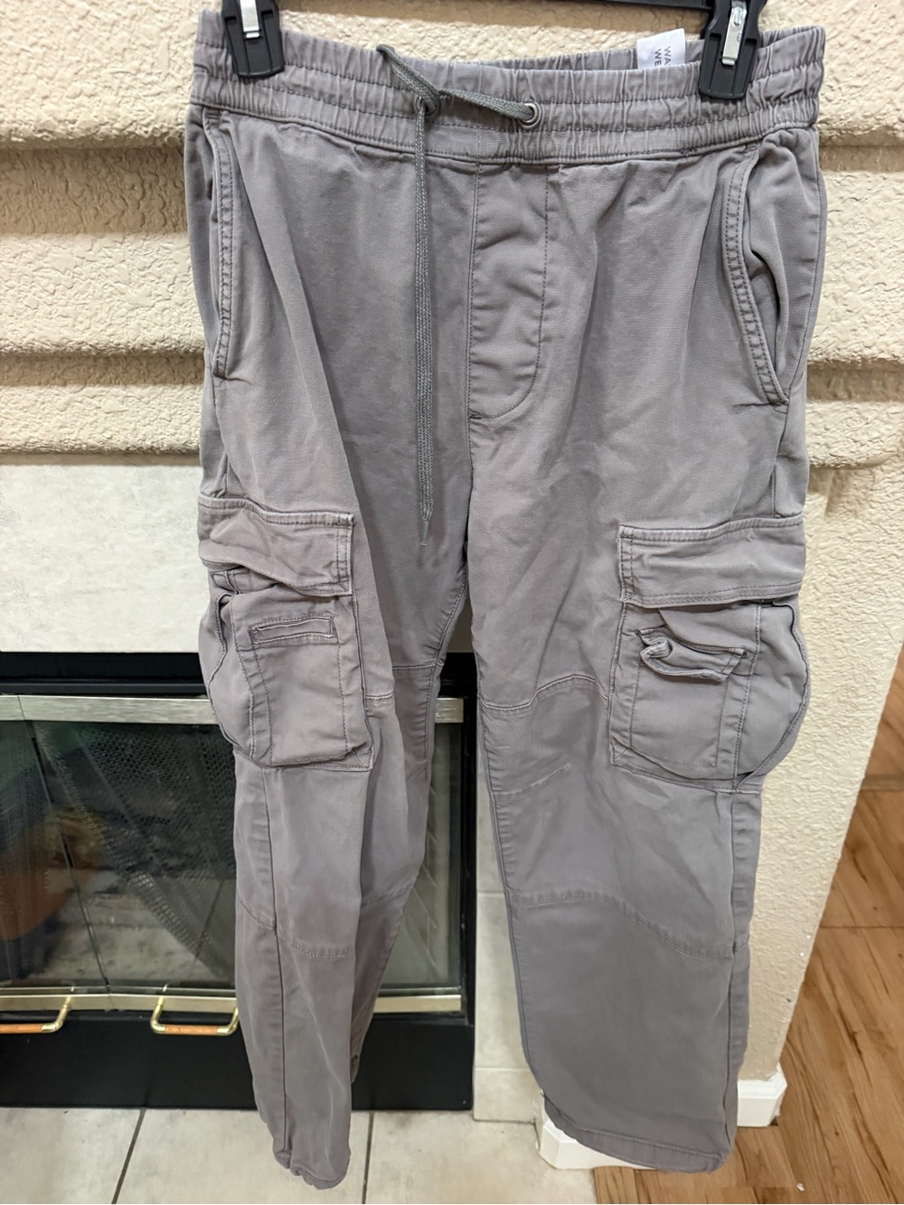 PacSun Men's Light Gray Cargo Joggers